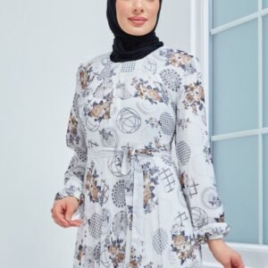 Grey Floral pattern