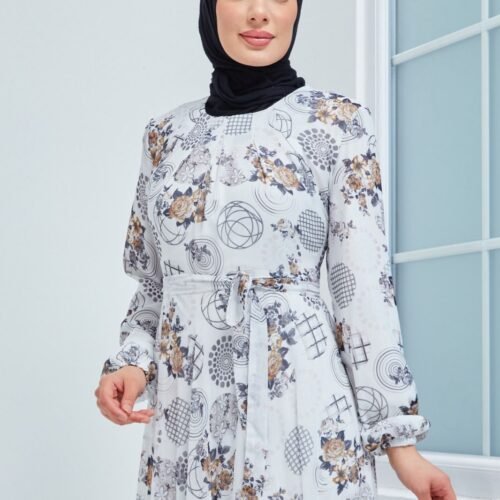 Grey Floral pattern