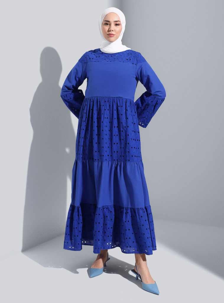 Saxe Blue -Modest Dress