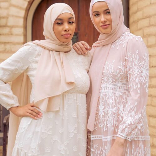melanie Embossed Maxi Dress-cream