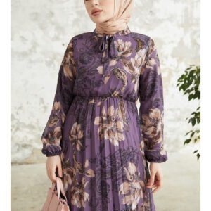 Purple-Modest Dress- in Style