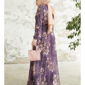 Purple-Modest Dress- in Style